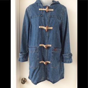RL Lauren, Denim Rain Coat Style Jacket.